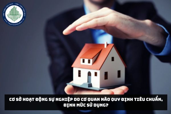 Cơ sở hoạt động sự nghiệp do cơ quan nào quy định tiêu chuẩn, định mức sử dụng?