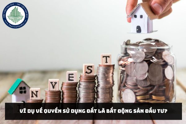 Ví dụ về quyền sử dụng đất là bất động sản đầu tư?