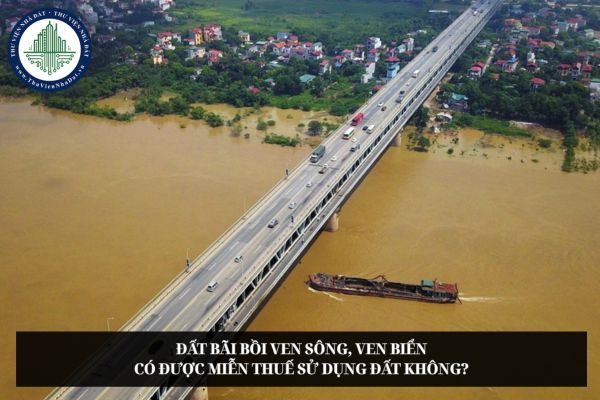 Đất bãi bồi ven sông, ven biển có được miễn thuế sử dụng đất không?