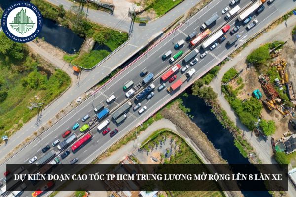 Dự kiến đoạn cao tốc TP HCM Trung Lương mở rộng lên 8 làn xe