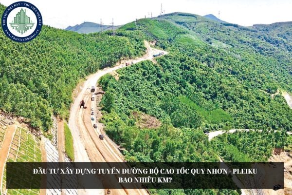 Đầu tư xây dựng tuyến đường bộ cao tốc Quy Nhơn - Pleiku bao nhiêu km?