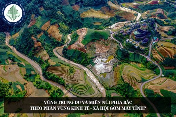 Vùng trung du và miền núi phía Bắc theo phân vùng kinh tế - xã hội gồm mấy tỉnh?