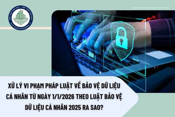 Xử lý vi phạm pháp luật về bảo vệ dữ liệu cá nhân từ ngày 1/1/2026 theo Luật Bảo vệ dữ liệu cá nhân 2025 ra sao?