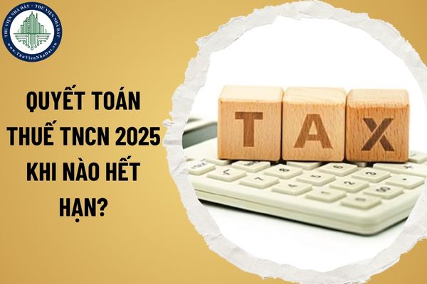 Quyết toán thuế TNCN 2025 khi nào hết hạn? Mức phạt chậm quyết toán thuế TNCN 2025 là bao nhiêu?