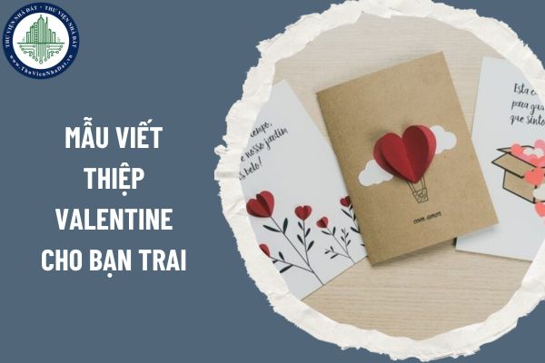 Mẫu viết thiệp Valentine cho bạn trai