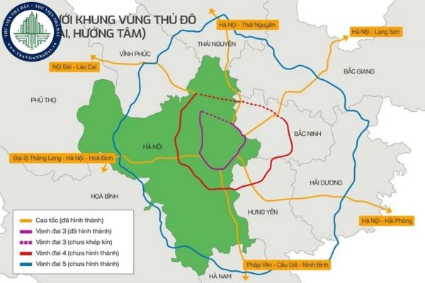 Bản đồ đường Vành đai 4 Hà Nội