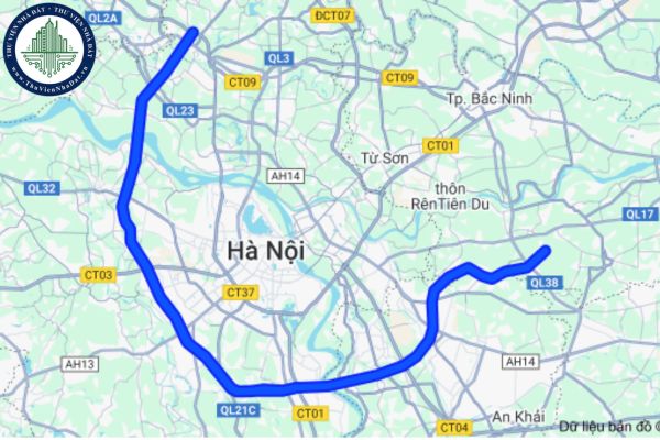 Bản đồ đường Vành đai 4 Hà Nội