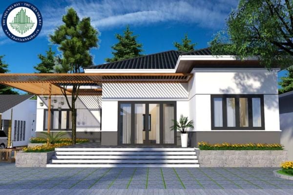 Mẫu nhà 2 mặt tiền cấp 4 hiện đại
