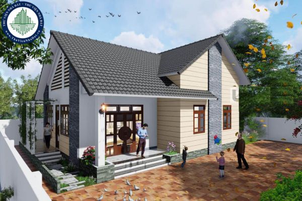 Mẫu nhà 2 mặt tiền cấp 4 nông thôn