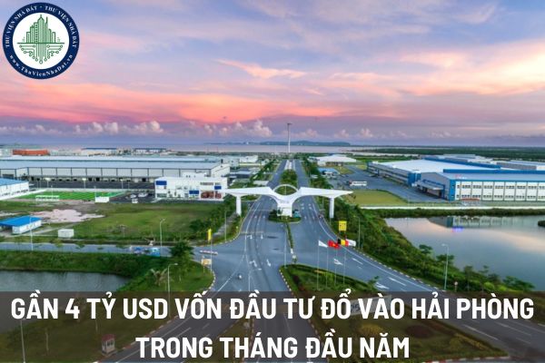 Gần 4 tỷ USD vốn đầu tư đổ vào Hải Phòng trong tháng đầu năm