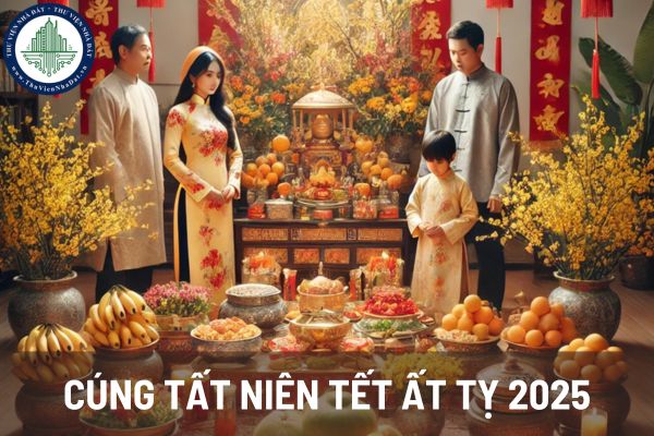 Bài cúng tất niên cuối năm Tết Ất tỵ 2025? Cúng tất niên ngày nào tốt? 