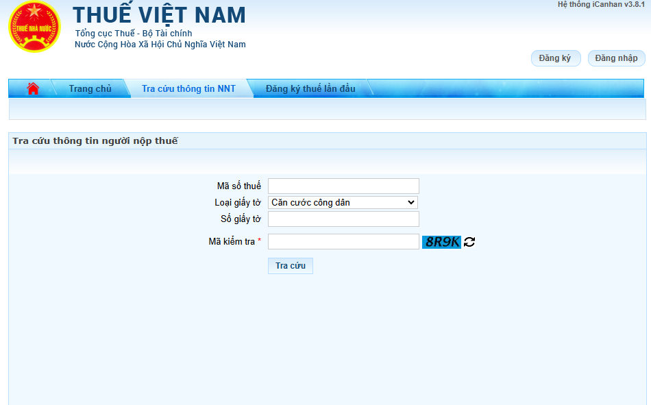 Cách tra cứu mã số thuế cá nhân online bằng thẻ căn cước mới nhất?