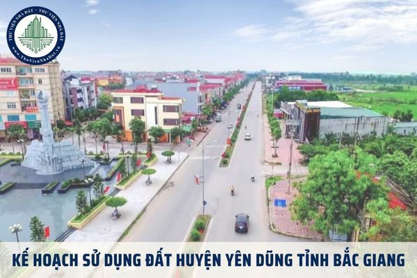 Điều chỉnh Kế hoạch sử dụng đất huyện Yên Dũng tỉnh Bắc Giang năm 2024 theo Quyết định 1086