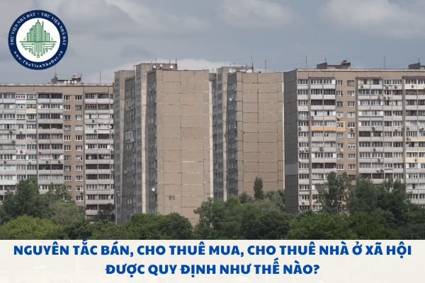 Nguyên tắc bán, cho thuê mua, cho thuê nhà ở xã hội là gì?