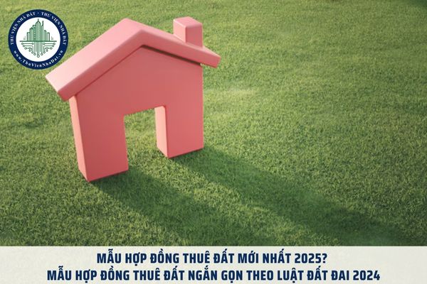 Mẫu hợp đồng thuê đất mới nhất 2025? Mẫu hợp đồng thuê đất ngắn gọn theo Luật Đất đai 2024