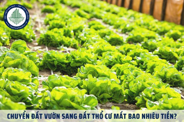 Chuyển đất vườn sang đất thổ cư mất bao nhiêu tiền?