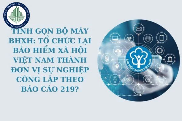 Tinh gọn bộ máy BHXH: Tổ chức lại Bảo hiểm xã hội Việt Nam thành đơn vị sự nghiệp công lập theo Báo cáo 219?