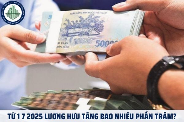 Từ 1 7 2025 lương hưu tăng bao nhiêu phần trăm?