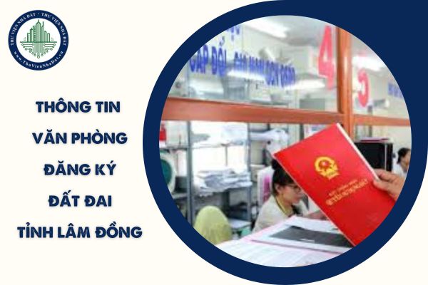 Thông tin số điện thoại văn phòng đăng ký đất đai tỉnh Lâm Đồng là gì?