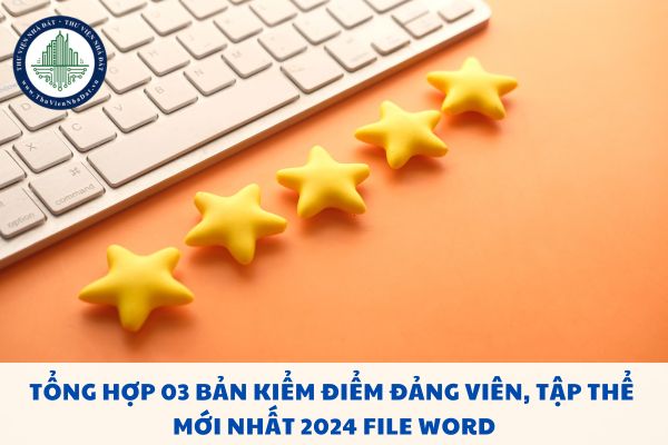 Tổng hợp 03 Bản kiểm điểm Đảng viên, tập thể mới nhất 2024 file word