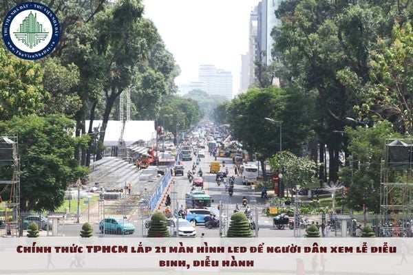 Chính thức TPHCM lắp 21 màn hình led để người dân xem lễ diễu binh, diễu hành