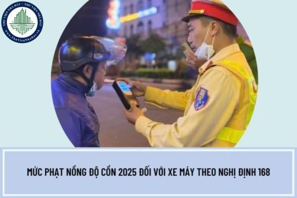 Mức phạt nồng độ cồn 2025 đối với xe máy chính thức theo Nghị định 168? Ai có quyền trừ điểm giấy phép lái xe từ 01/01/2025?