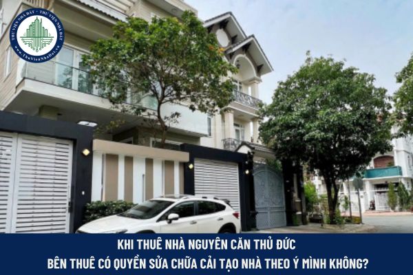 Thuê nhà nguyên căn Thủ Đức