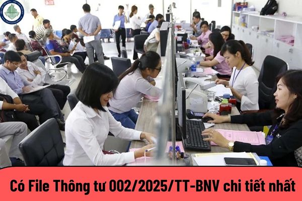 Có File Thông tư 002/2025/TT-BNV chi tiết nhất? Cán bộ tại Hà Nội có thuộc đối tượng mua nhà ở xã hội hay không?