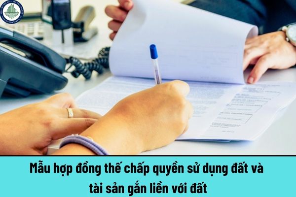 Mẫu hợp đồng thế chấp quyền sử dụng đất và tài sản gắn liền với đất mẫu nào?