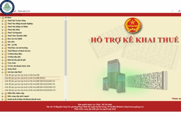 đề nghị gia hạn thuế