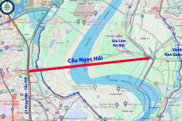 bản đồ quy hoạch cầu ngọc hồi