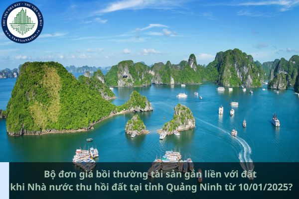 Bộ đơn giá bồi thường tài sản gắn liền với đất khi Nhà nước thu hồi đất tại tỉnh Quảng Ninh từ 10/01/2025? (Ảnh từ Internet)