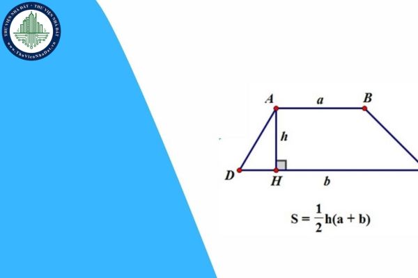 Công thức tính diện tích hình thang là gì? Công thức tính diện tích hình thang học ở môn Toán lớp mấy? (Hình từ Internet)