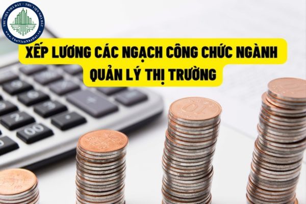 Xếp lương các ngạch công chức Quản lý thị trường hiện nay được quy định thực hiện như thế nào?