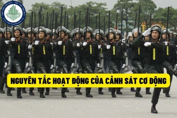Cảnh sát cơ động hoạt động trên nhưng nguyên tắc nào? Có phải hoạt động của Cảnh sát cơ động sẽ chịu sự giám sát của Nhân dân hay không?