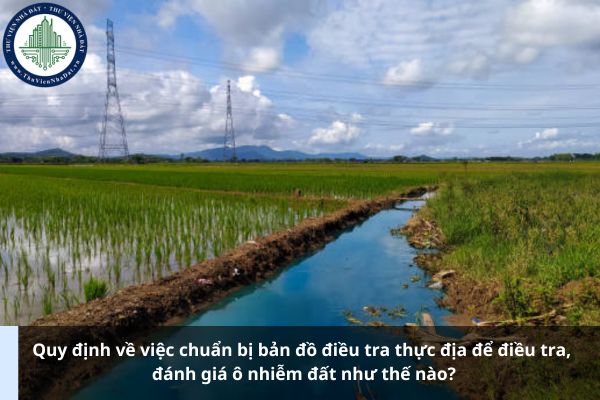 Quy định về việc chuẩn bị bản đồ điều tra thực địa để điều tra, đánh giá ô nhiễm đất như thế nào? (Ảnh từ Internet)