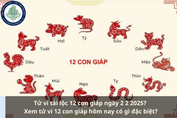 Tử vi tài lộc 12 con giáp ngày 2 2 2025? Xem tử vi 12 con giáp hôm nay có gì đặc biệt? (Ảnh từ Internet)