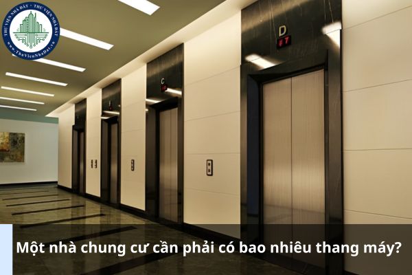 Một nhà chung cư cần phải có bao nhiêu thang máy? (Ảnh từ Internet)