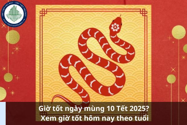 Giờ tốt ngày mùng 10 Tết 2025? Xem giờ tốt hôm nay theo tuổi (Ảnh từ Internet)