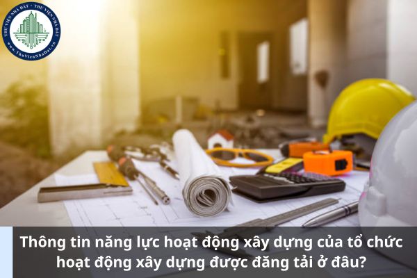 Thông tin năng lực hoạt động xây dựng của tổ chức hoạt động xây dựng được đăng tải ở đâu? (Ảnh từ Internet)