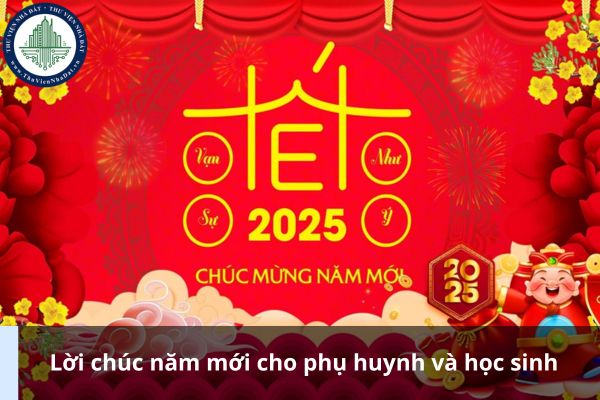 Lời chúc năm mới cho phụ huynh và học sinh (Ảnh từ Internet)