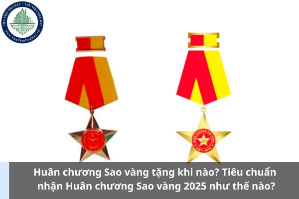 Huân chương Sao vàng tặng khi nào? Tiêu chuẩn nhận Huân chương Sao vàng 2025 như thế nào? (Ảnh từ Internet)