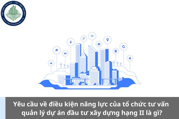 Yêu cầu về điều kiện năng lực của tổ chức tư vấn quản lý dự án đầu tư xây dựng hạng II là gì? (Ảnh từ Internet)