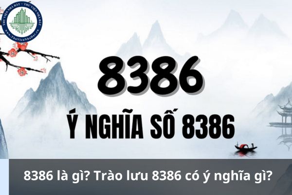 8386 là gì? Trào lưu 8386 có ý nghĩa gì? (Ảnh từ Internet)