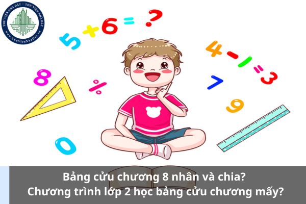 Bảng cửu chương 8 nhân và chia? Chương trình lớp 2 học bảng cửu chương mấy? (Ảnh từ Internet)