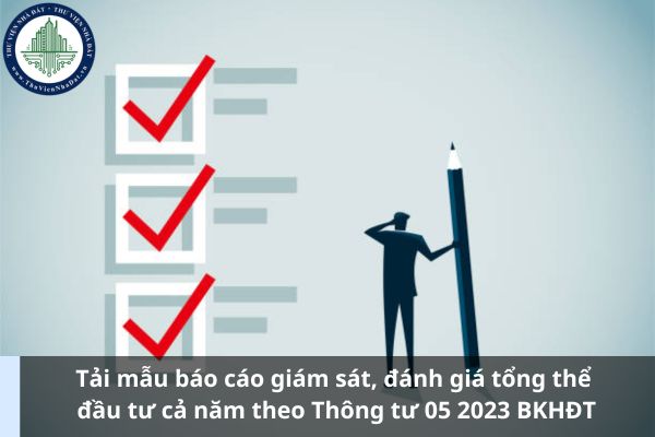 Tải mẫu báo cáo giám sát, đánh giá tổng thể đầu tư cả năm theo Thông tư 05 2023 BKHĐT (Ảnh từ Internet)