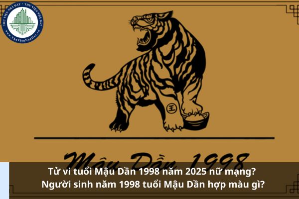 Tử vi tuổi Mậu Dần 1998 năm 2025 nữ mạng? Người sinh năm 1998 tuổi Mậu Dần hợp màu gì? (Ảnh từ Internet)