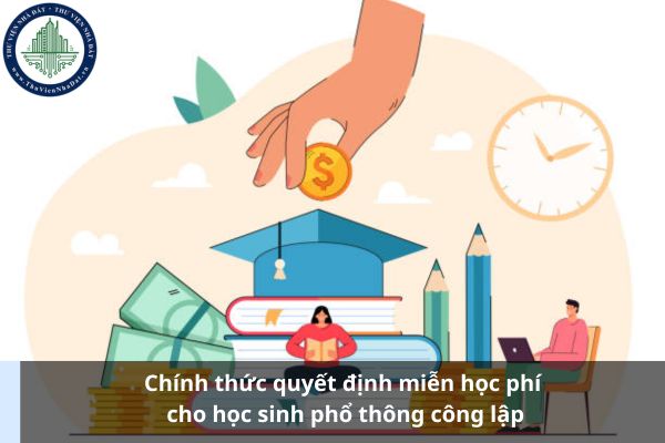 Chính thức quyết định miễn học phí cho học sinh phổ thông công lập (Ảnh từ Internet)