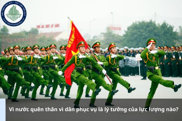 Vì nước quên thân vì dân phục vụ là lý tưởng của lực lượng nào? (Ảnh từ Internet)