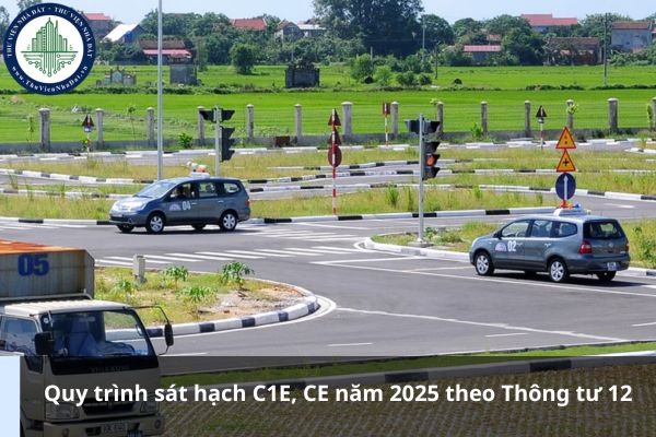 Quy trình sát hạch C1E, CE năm 2025 theo Thông tư 12 (Hình từ Internet)